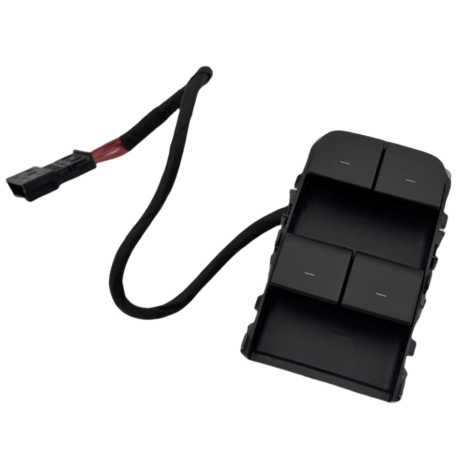 Tesla Model 3 21- and Y 20- Front Driver Window Switch Matte Black 1081037-02-G