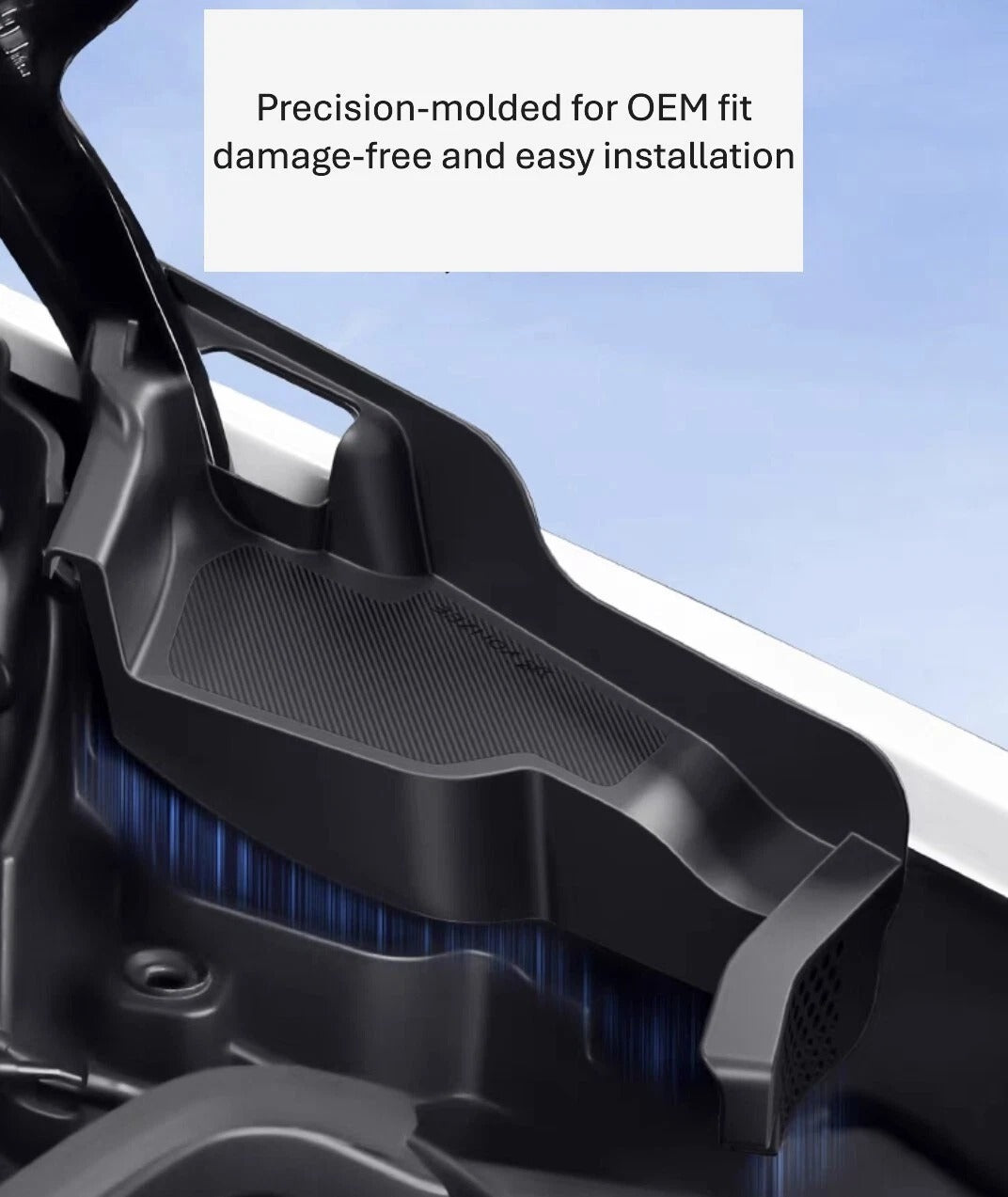 Tesla Model Y 21-24 Front Bonnet Anti-Clog Cover 2pcs
