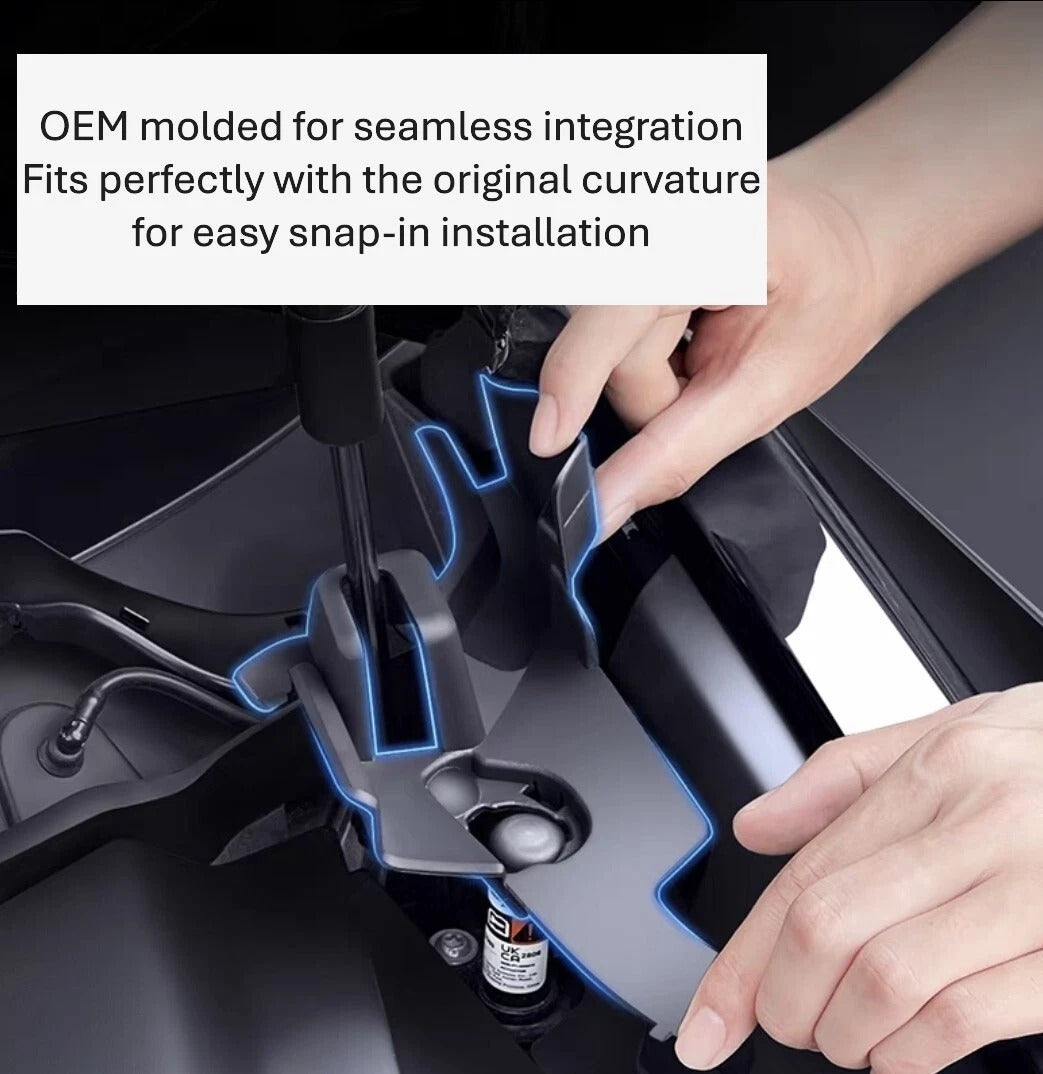 Tesla Model 3 Sep/23 onwards Front Bonnet Anti-Clog Cover 2pcs