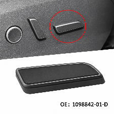 Tesla Model 3 21- & Y 20- Front Right seat adjust switch cover 1098842-01-D